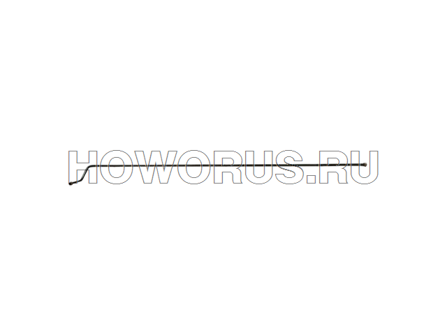 Трубка гидравлическая рулевого гидроцилиндра HOWO AZ 9731470053