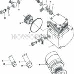 Компрессор 1 цилиндровый SHACMAN